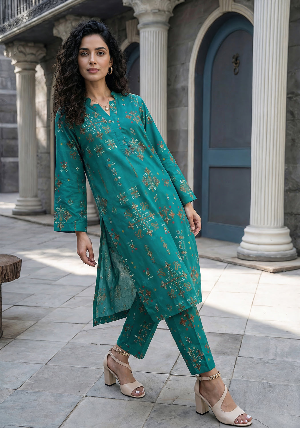 Meadow Spark | Stitched 2 PC | Lawn