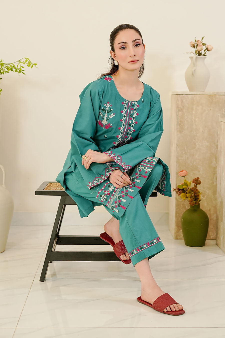 ILYANA | Stitched 2 pcs | LAWN