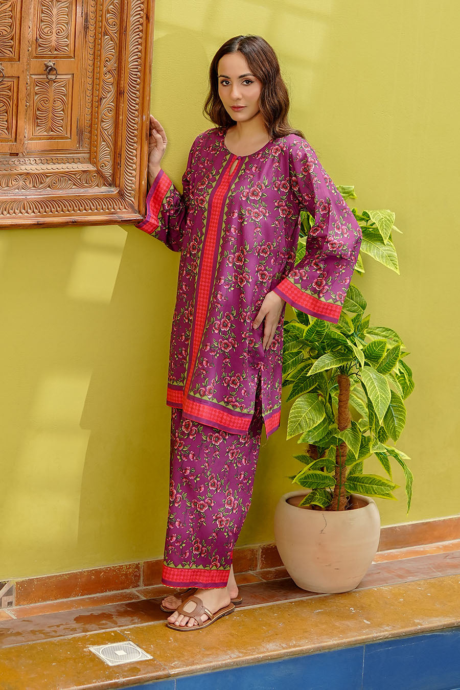 BLOSSOM SKETCH | Stitched 2 pcs | LAWN