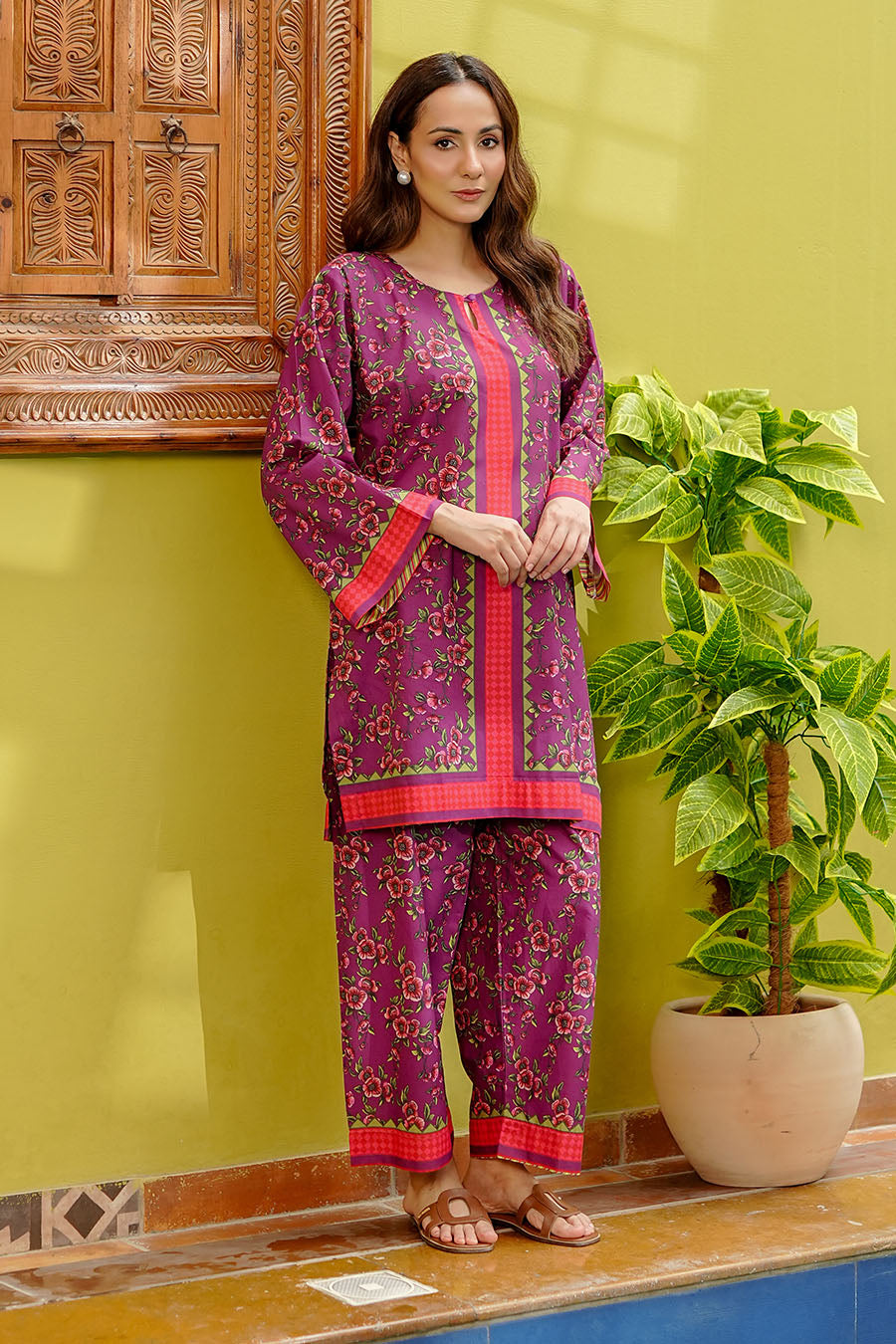 BLOSSOM SKETCH | Stitched 2 pcs | LAWN