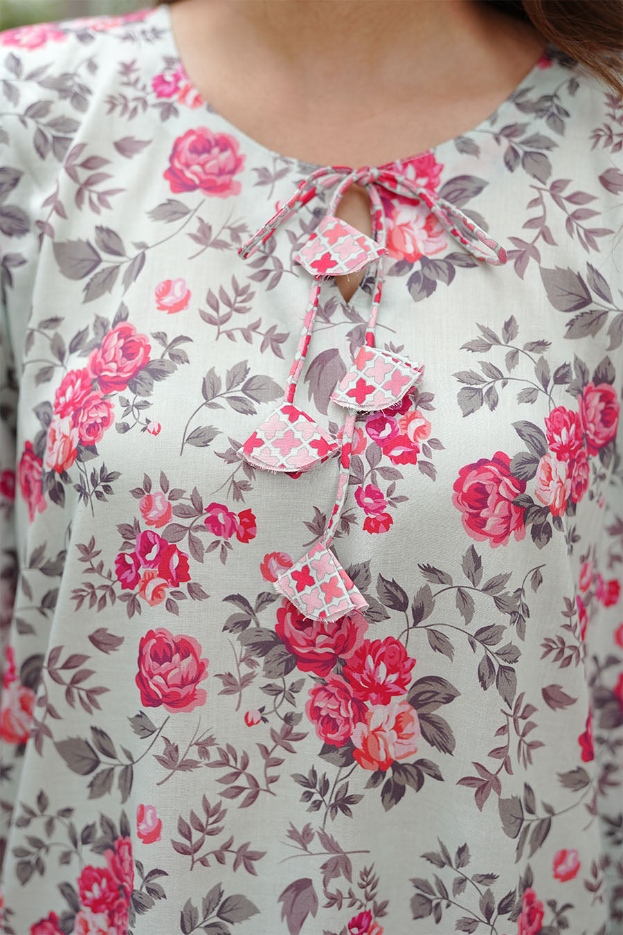 BLUSH CASCADE | Stitched 3 pcs | LAWN