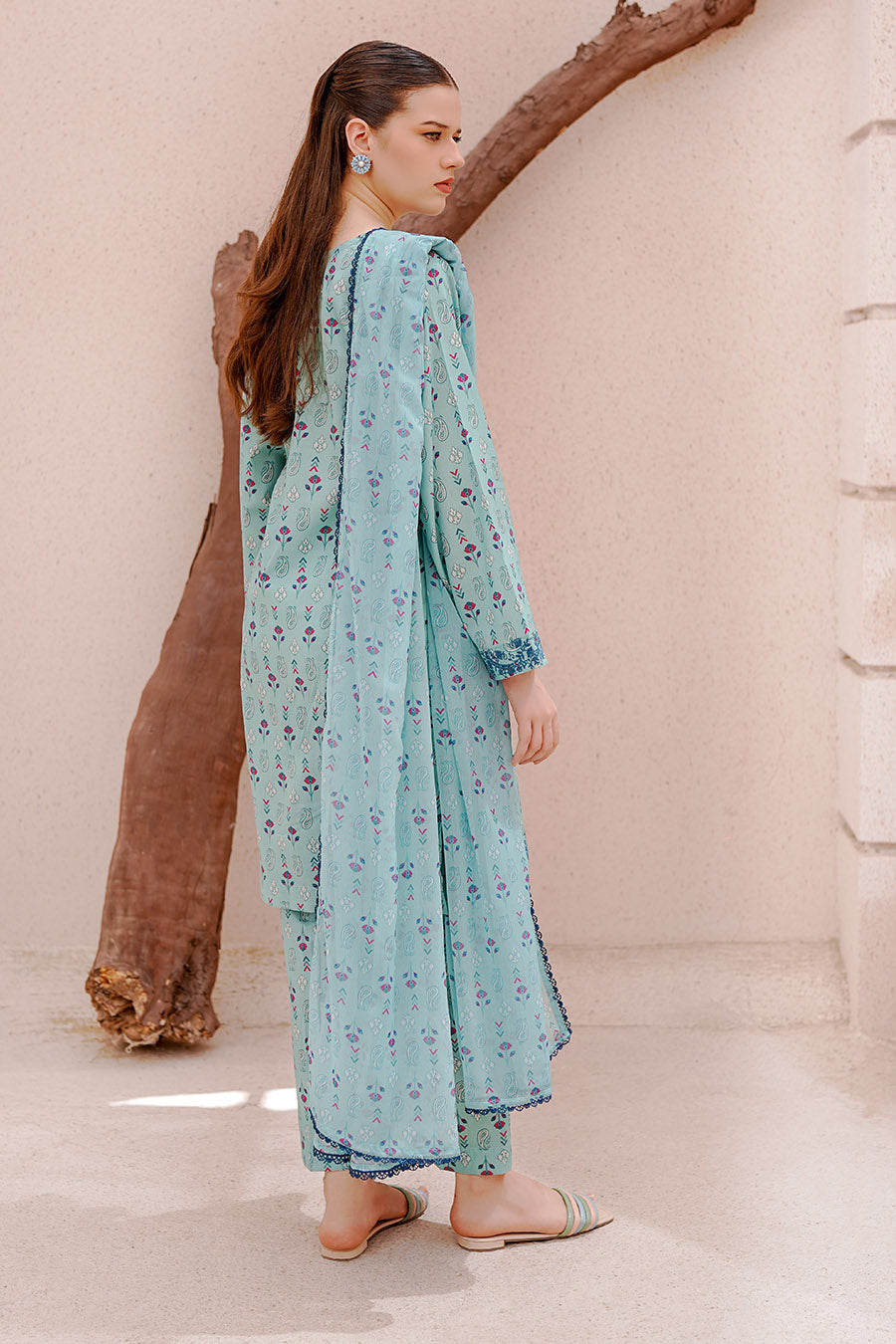 DANTE | Embroidery Stitched 3 pcs | lawn
