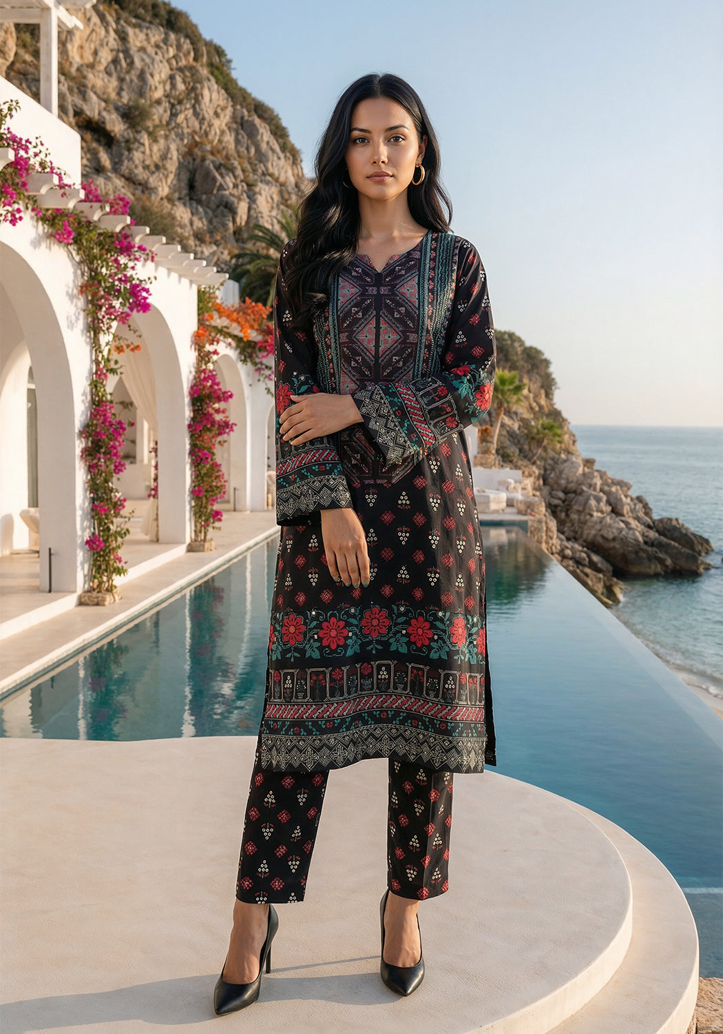 Tribal Charm | Stitched 2 PC | Lawn