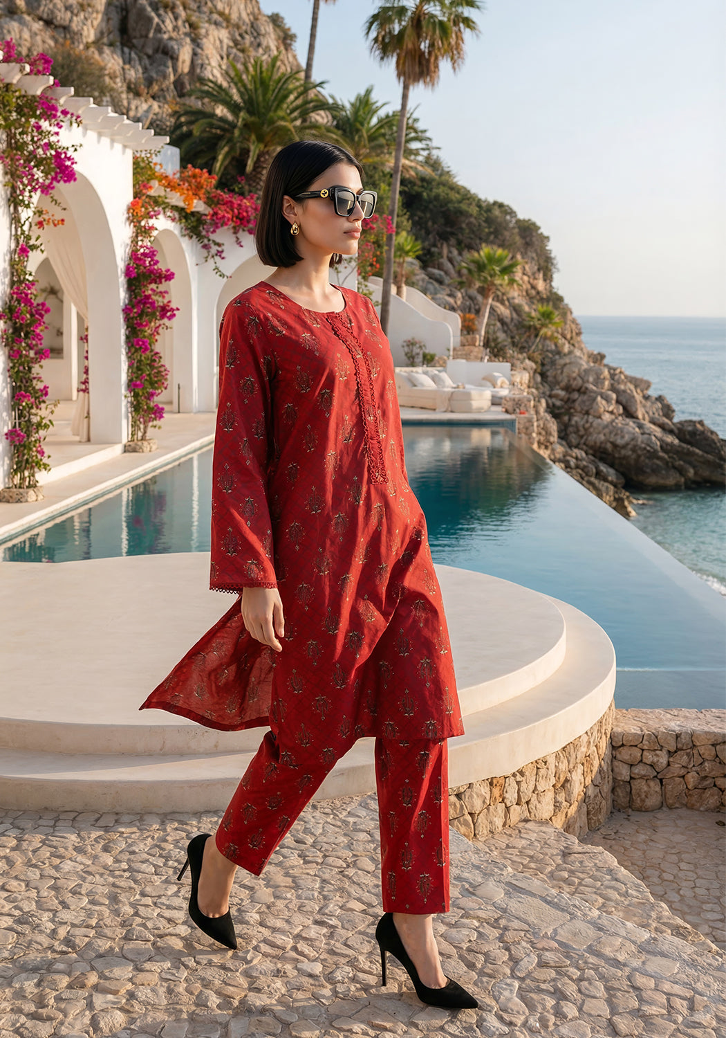 Ember | Stitched 2 PC | Lawn