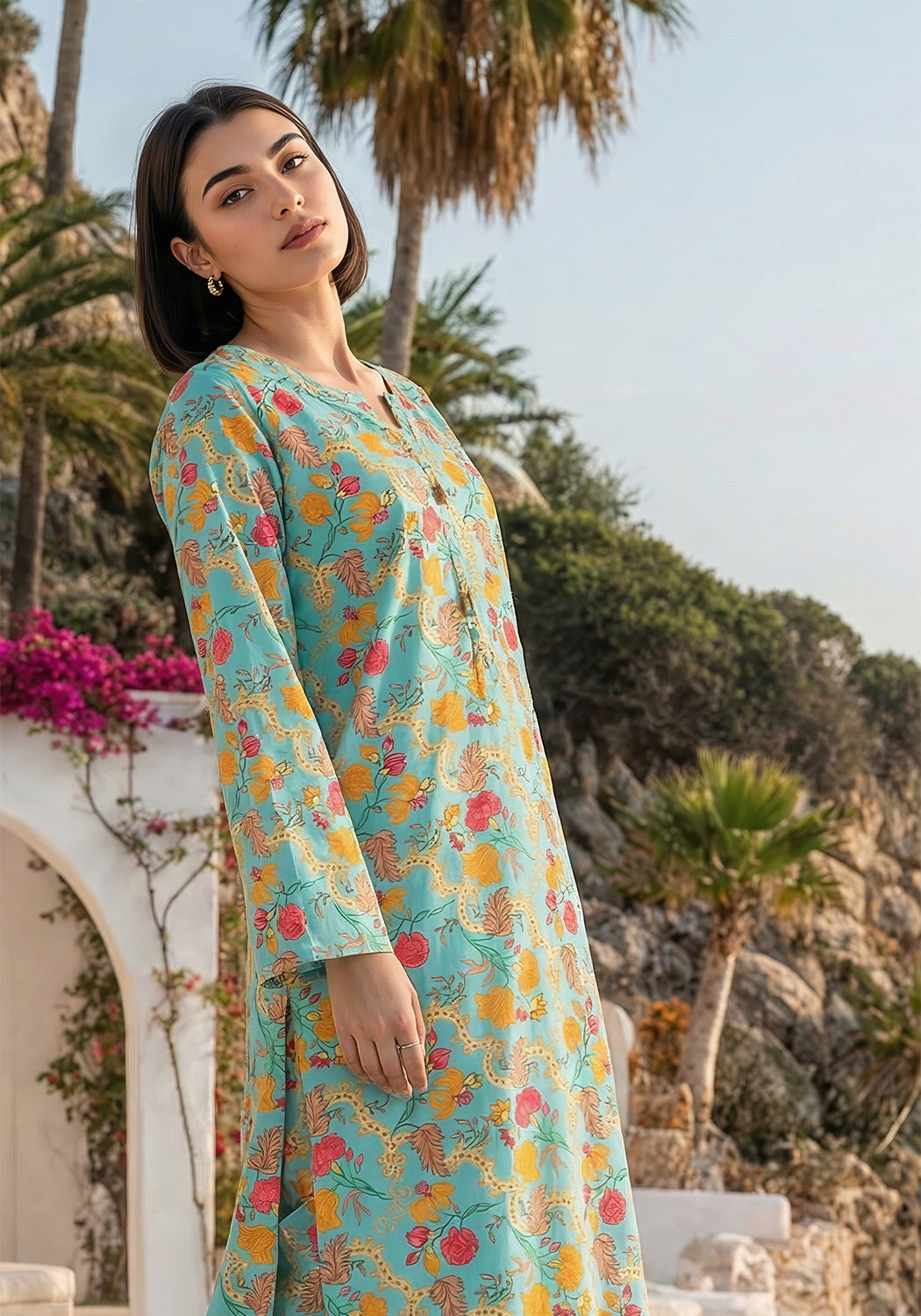Summer Bloom | 2 PC Stitched | Lawn