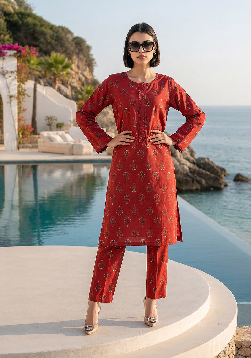 Ember | Stitched 2 PC | Lawn