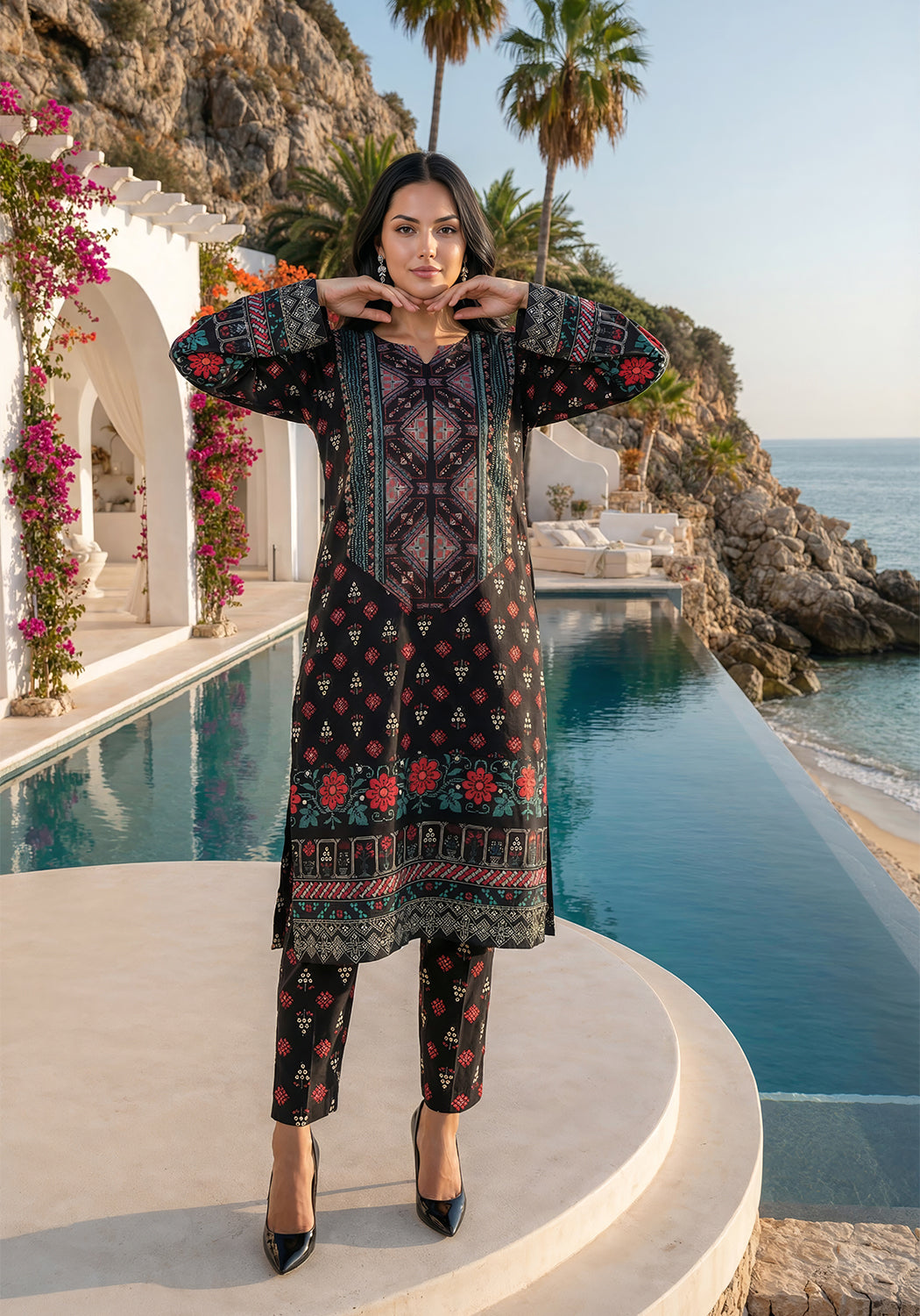 Tribal Charm | Stitched 2 PC | Lawn