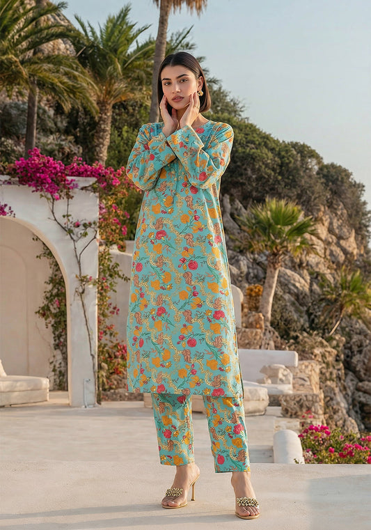 Summer Bloom | 2 PC Stitched | Lawn