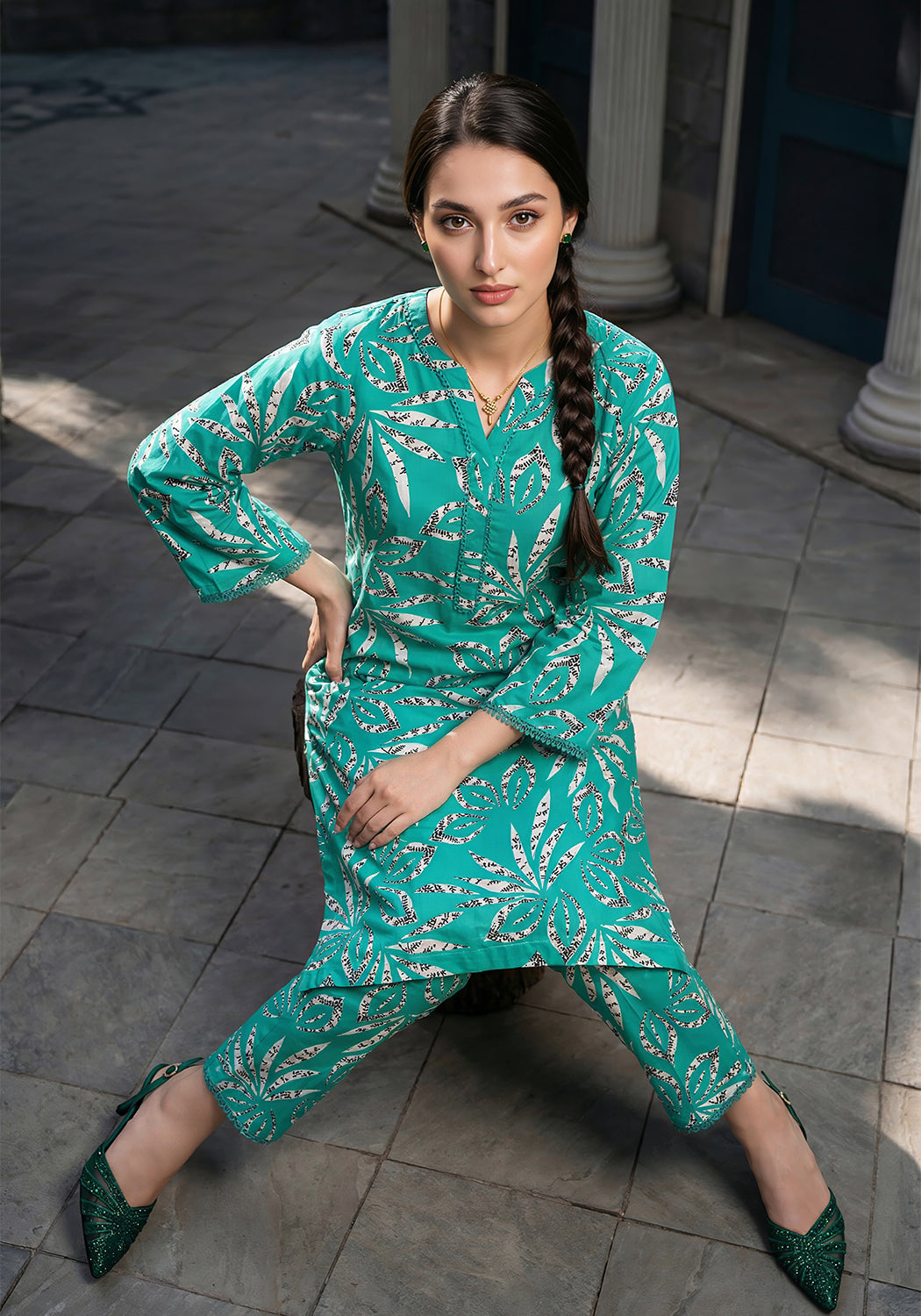 Eden | Stitched 2 PC | Lawn