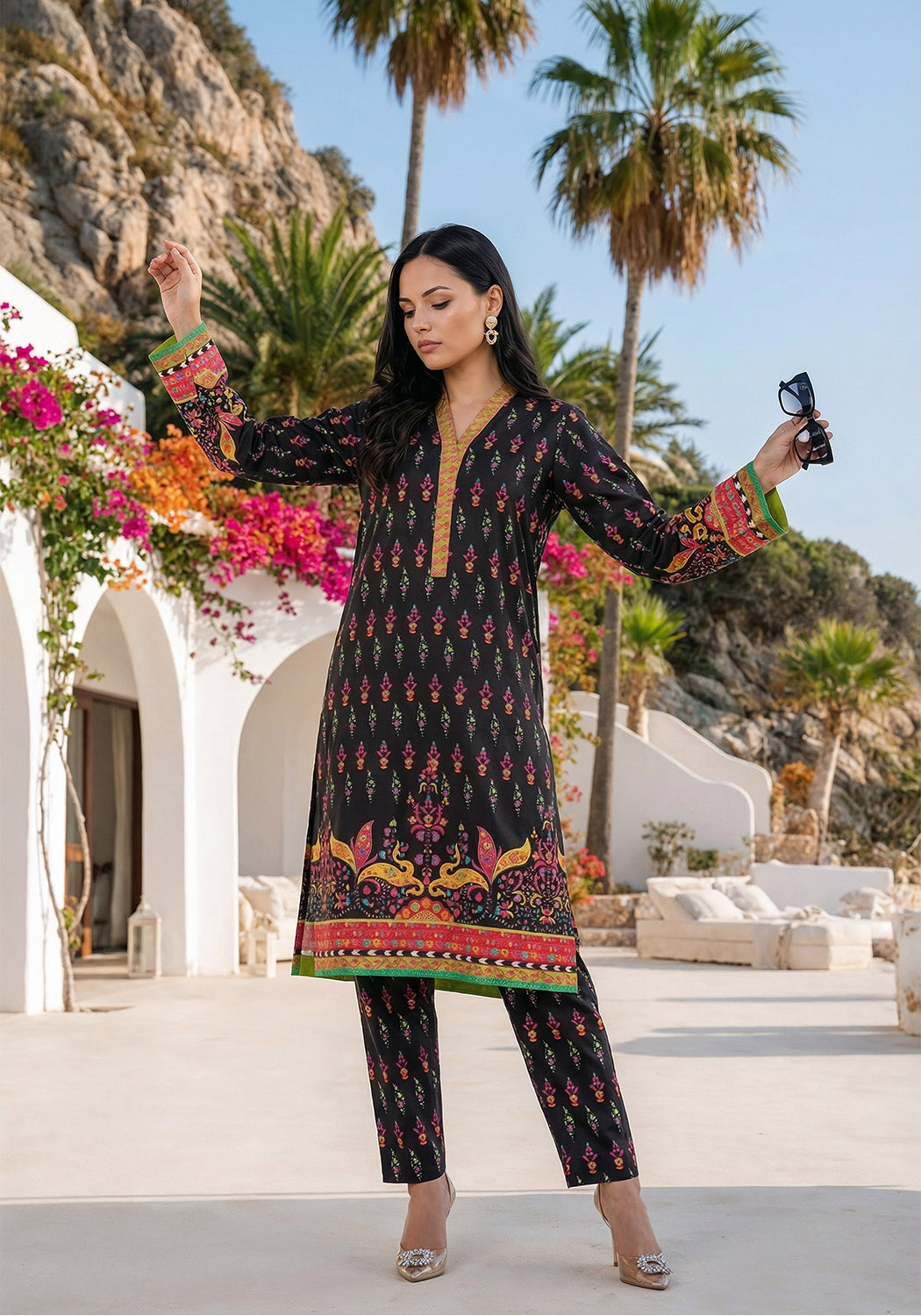 Lotus | Stitched 2 PC | Lawn