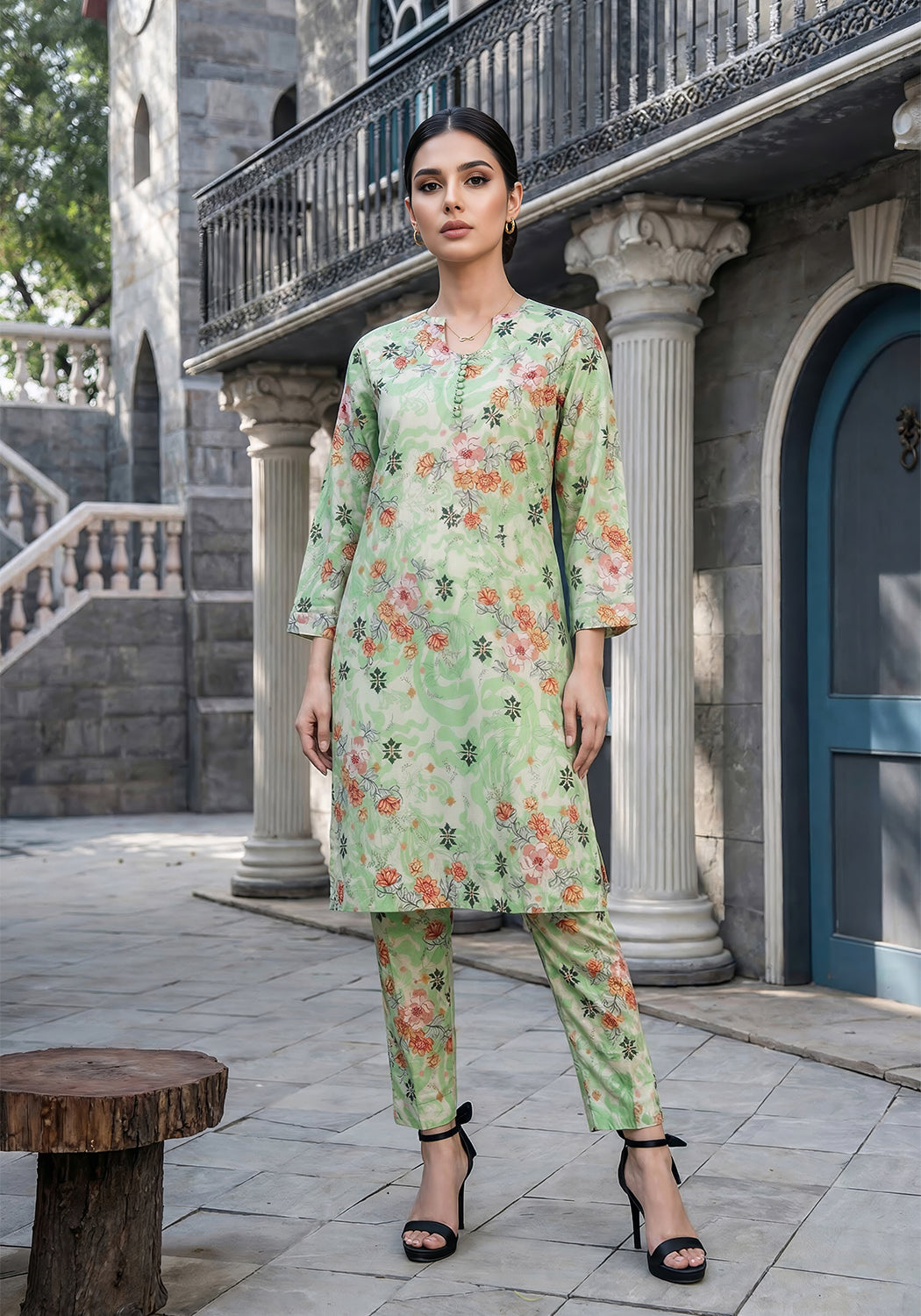 Verdant | Stitched 2 PC | Lawn