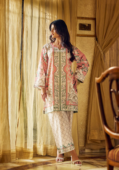 Pink Orchid | Stitched 2 PC | Lawn