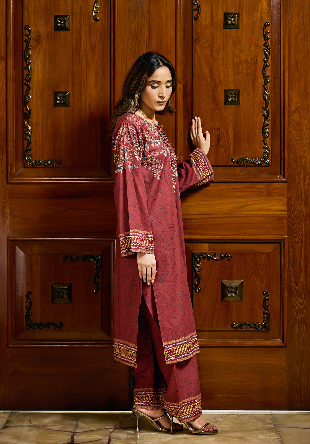 Gul-e-Anar | Stitched 2 PC | Lawn