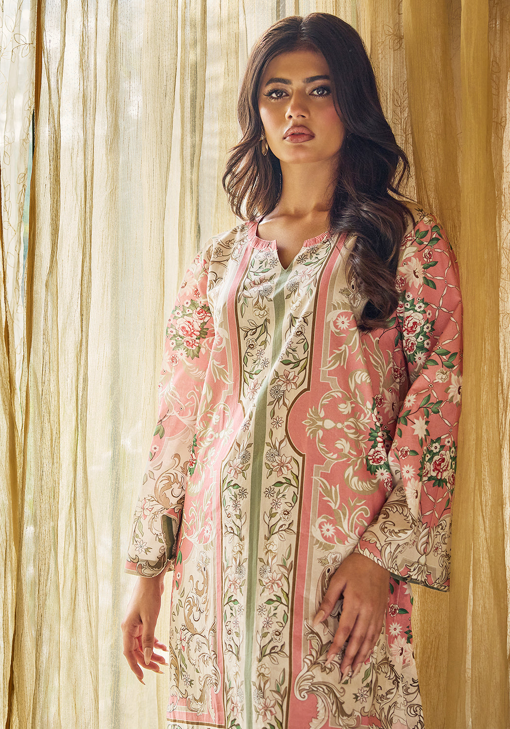 Pink Orchid | Stitched 2 PC | Lawn