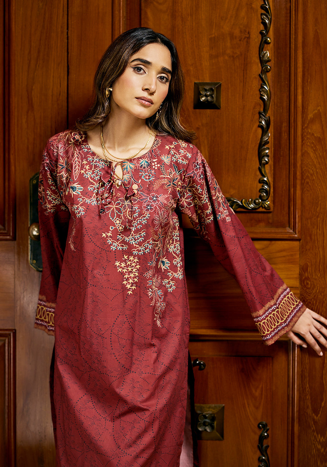 Gul-e-Anar | Stitched 2 PC | Lawn
