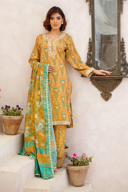 MIRA | Embroidery Stitched 3 pcs | lawn