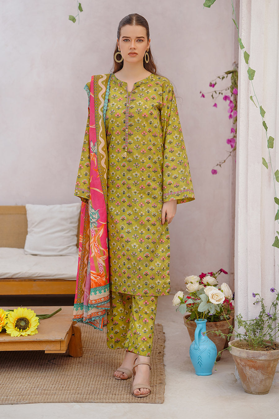 KIARA | Stitched 3 pcs | LAWN