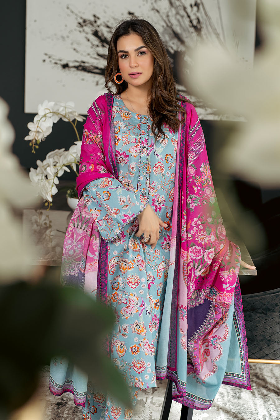 NOHRA | Stitched 3 pcs | lawn