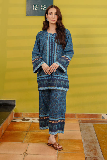 MIDNIGHT PALM | Stitched 2 pcs | LAWN