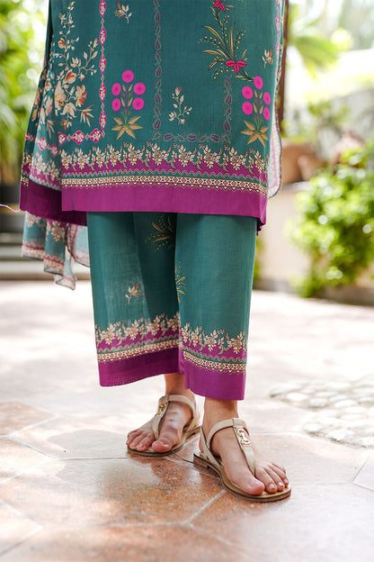 EMERALD WHISPER | Stitched 3 pcs | LAWN