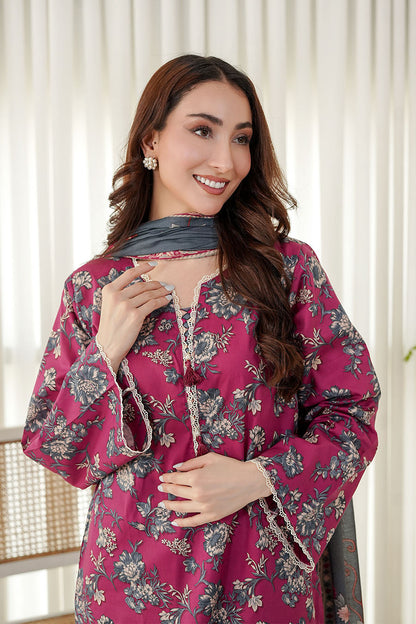 ROSE REVERIE | Stitched 3 pcs | LAWN